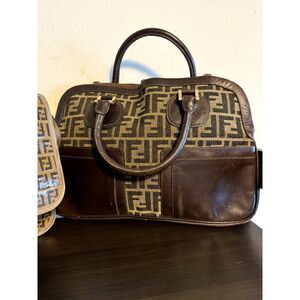 FENDI Chef Zucca 2 Way Satchel